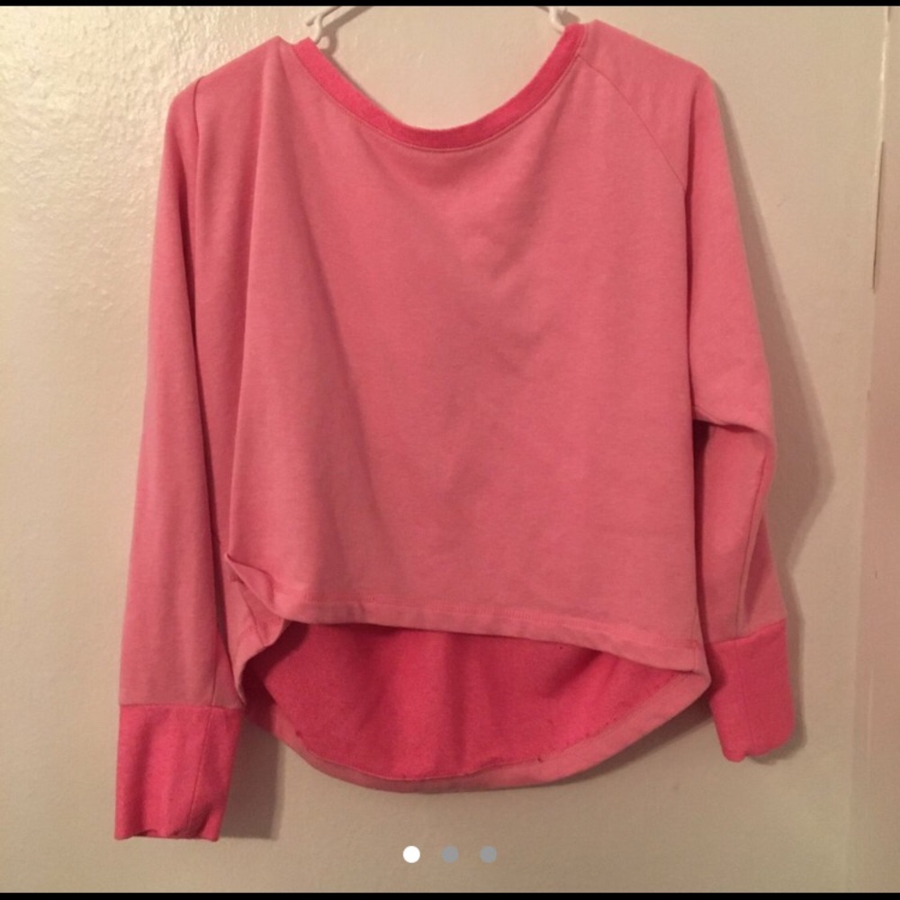 Pink, Off Shoulder, Slight Crop top